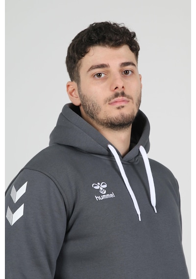 Hummel Armin Pamuklu Hoodie Antrasit