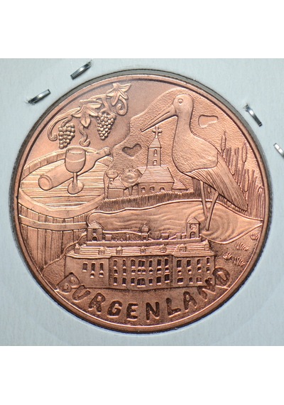 Avusturya 10 Euro 2015 Hatıra-burgenland. Saf Bakır. Kapamada Çil.