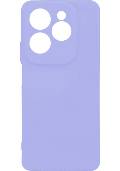 Goocamp İnfinix Hot 40 Pro Kılıf Biye Silikon - Lila Lila