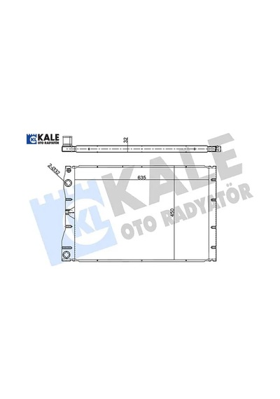 Radyatör Al/pl/brz Avantıme-espace Iıı2.2 Dcı 00 Kale Radyatör 6025312321