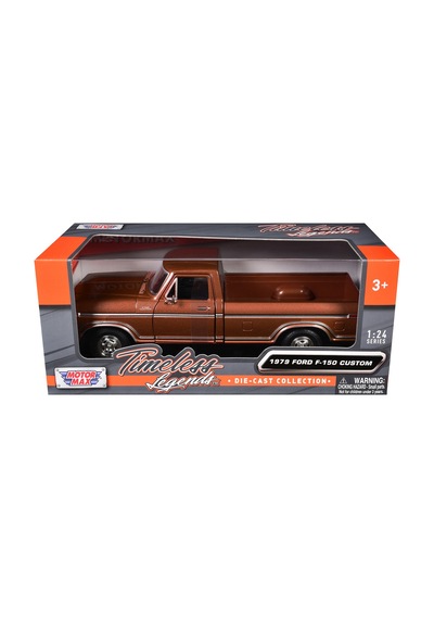 Motormax 1:24 Ölçek 1979 Ford F-150 Pick Up Kahve