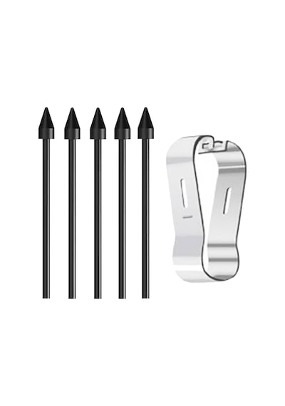 Novstrap Samsung Galaxy S Pen Dokunmatik Kalem İle Uyumlu Yedek Uç 5 Adet Spen Tips + Takma Aparatı