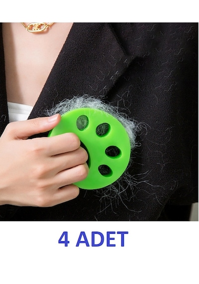 Çamaşır Makinesi Ve Evcil Hayvanlar İçin Tüy Toplayıcı Yıkanabilir Aparat 4 Adet 5492
