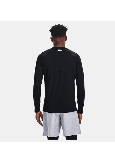Under Armour Coldgear Armour Fitted Bisiklet Yaka Erkek T-shirt 1366068-001 Siyah