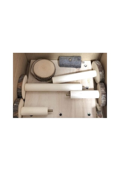 2'li Set Hamster Oyun Alanı Bendy Köprü Seti Cüce Hamster