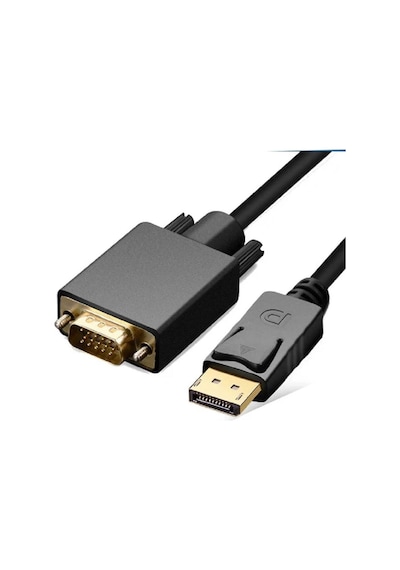 Maxgo 3001 Display Port To Vga Kablo Display Vga Dp To Vga 1.8m Displayport Erkek Vga Erkek Kablo