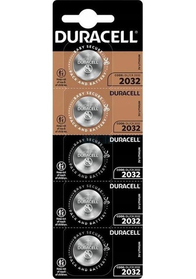 Duracell Cr2032 3v Lityum Pil 5'li Paket