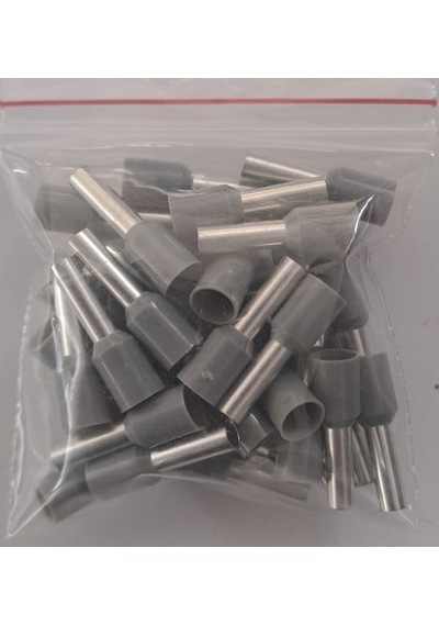 2,5 Mm Kablo Yüzüğü İzoleli 40adet Gri