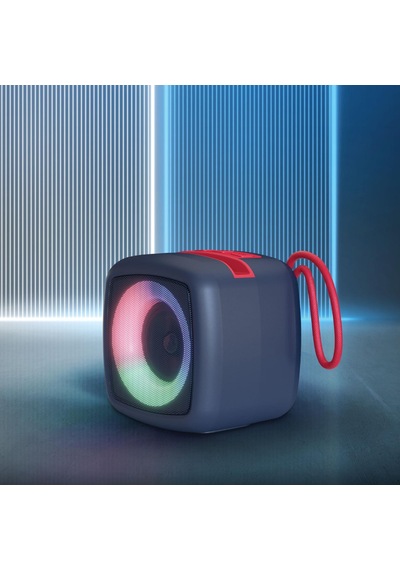 Polosmart Fs81 Kablosuz Bluetooth Hoparlör 5w 1200mah Tws Dual Aux Tf Usb Taşınabilir Speaker Navy