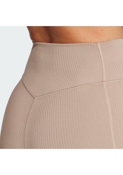 Adidas Optime Rib 7/8 Kadın Tayt C-adıjw7640b30a00 Bej