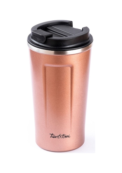 Tantitoni Pembe Coffee Yazılı Paslanmaz Çelik Termos Bardak 500ml