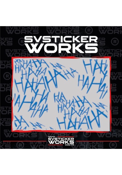 Haha Sticker Motor Araba Dekorasyon Sticker Evrensel 50 Adet 1 Paket 37620329