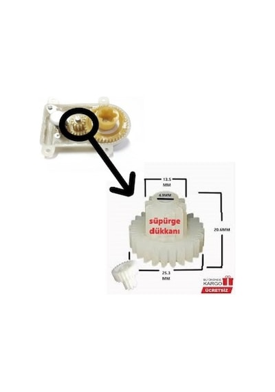 Arzum Uyumlu Ar1058 Hestia Hazne Kapağı Aktarma Dişlisi (479182378)
