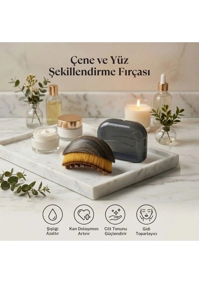Lenf Drenaj Ve Yüz Bakım Fırçası Çok Fonksiyonlu Yumuşak Kıllı Yüz Masajı, Cilt Temizleme Ve Çene 19557330