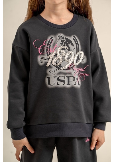U.S. Polo Assn. Kız Çocuk Nakışlı Antrasit Uzun Kol Eşofman Takımı Us2713-c-v2 Us2713-c-v2 U.S. Polo Assn. Kız Çocuk Nakışlı Antrasit Uzun Kol Eşofman Takımı Us2713-c-v2 Us2713-c-v2