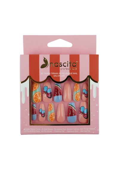 Nascita 3d Hand Made Takma Tırnak Nasnaıl0300