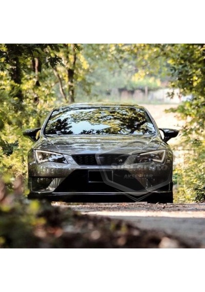 ŞüsCarOto Seat Leon MK3 MK3.5 2012-2020 Batman Yarasa Ayna Kapağı Piano Black ABS Plastik (00)