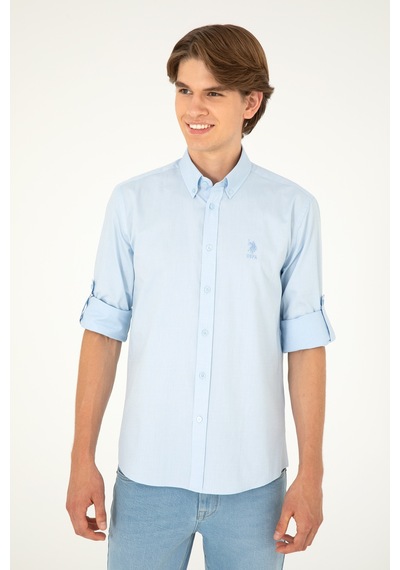 U.s. Polo Assn. Erkek Açık Mavi Gömlek Desenli 50283726-vr003 Açık Mavi U.s. Polo Assn. Erkek Açık Mavi Gömlek Desenli 50283726-vr003 Açık Mavi