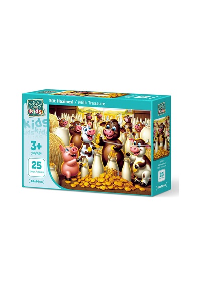 Art Çocuk Süt Hazinesi 25 Parça Puzzle