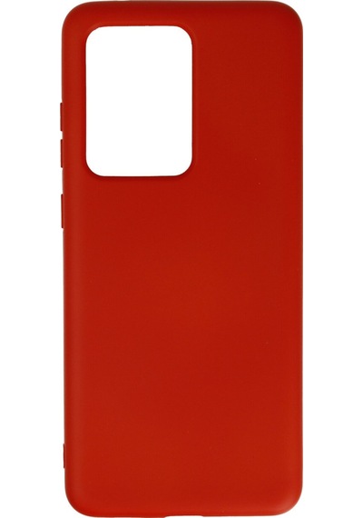 Samsung Uyumlu Galaxy S20 Ultra Uyumlu Kılıf Nano İçi Kadife Silikon - Kırmızı