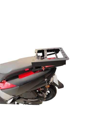 Tvs Ntorq 125 Kurye Çanta Demiri Tekerli Kayar Sistem Mat Siyah