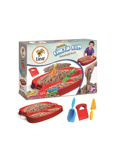 Lino Kinetik Kum Seti 350 Gr Kum+tepsi+kürek+mala+kesici
