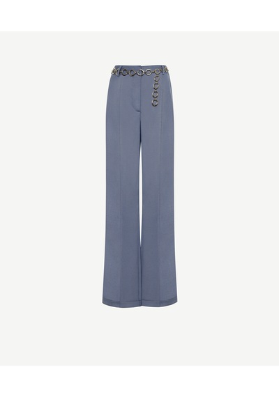 Yargıcı Kemer Detaylı Pantolon 25ykpn3025x 010 Mavi