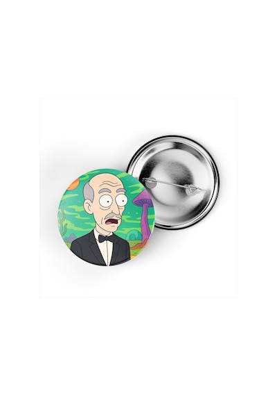 Alfred Pennyworth - 44 Mm İğneli Çanta Rozeti - 5 Adet Diğer