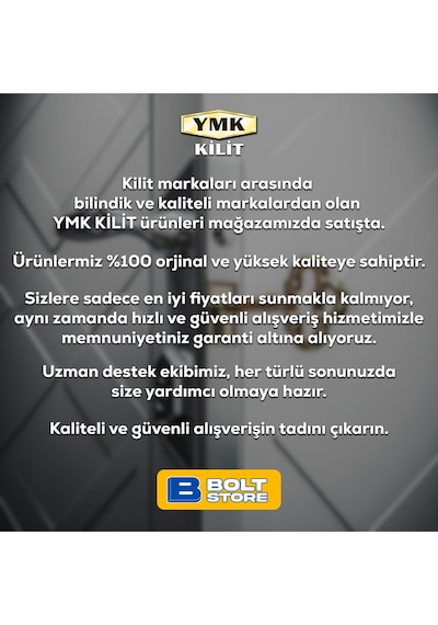 Hibrit Oda Gömme Kilit 40 Mm Ymk-613h