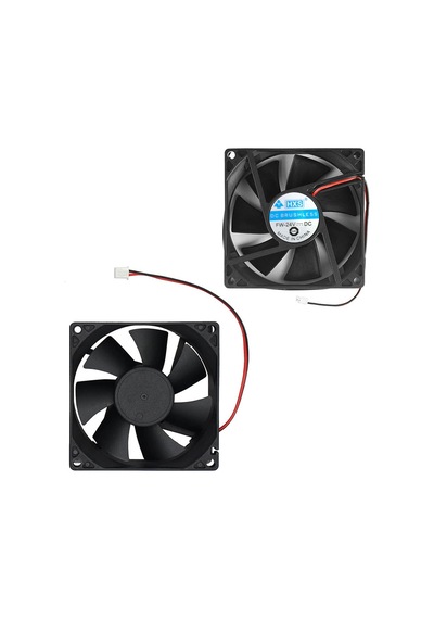 8cm 24v 2 Pinli Kasa Fanı 8cm X 8cm X 2.5cm 2 Pimli Dc 24volt Fan
