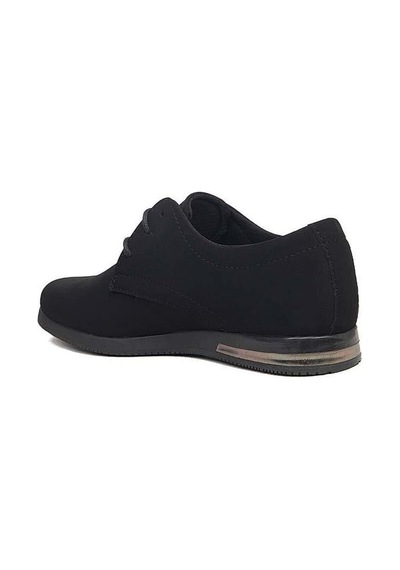 Conteyner 210-24 Nubuk Deri Casual Erkek Ayakkabı 36-40 Siyah