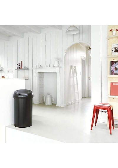 Brabantia Çöp Kutusu Büyük Boy 60 Litre Touch Bın New Dokunmatik Ay Işığı Siyah128981