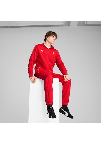 Puma Scuderıa Ferrarı Race Erkek Kapüşonlu Ceket 630182 02 Kırmızı