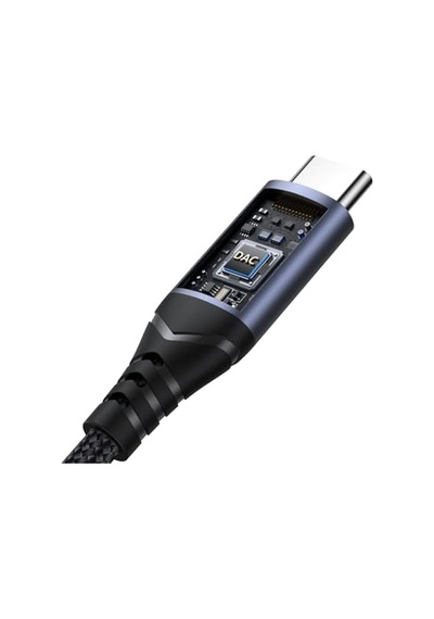 Sy-c03 Audio-transfer Serisi 2'si 1 Arada Ses Adaptörü Siyah