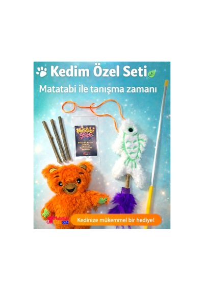 Özel Kedim Paketi Kedi Oltası,kedi Oyuncağı,matatabi Çubuk