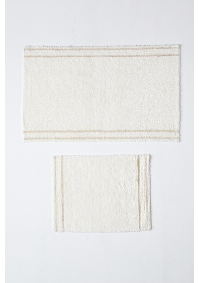 Doquhome Dora Banyo Paspası Krem&vizon 60x100cm Krem