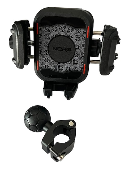Nero Motosiklet Telefon Tutucu Ayna Kolu Bağlantılı Yandan Kitlemeli Titreşim Modullü Mh0033