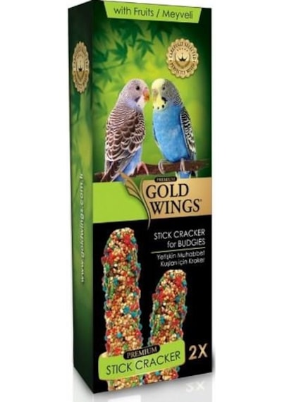 Gold Wings Premium Meyveli Kraker 2'li 2x65gr Kutu