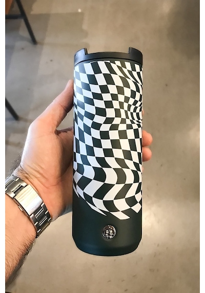 Starbucks Yeşil Dama Temalı Çelik Termos 473ml Yeşil