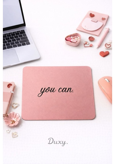 Pembe Mouse Pad, 21x17 Cm,kaymaz Taban, Ev, Ofis Ve Oyun İçin Rahat Ve Yumuşak Mousepad