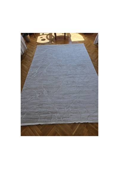 Badelya Home London 001 Krem Bej Bambu Akrilik Yumuşak Modern Özel Kesim Salon Koridor Halısı 002-krem/bej