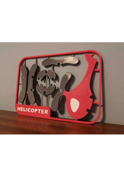 Meydora 3d Helikopter Yapboz Montaj Ve İnşa Oyuncağı Eğitici Stem Oyuncak