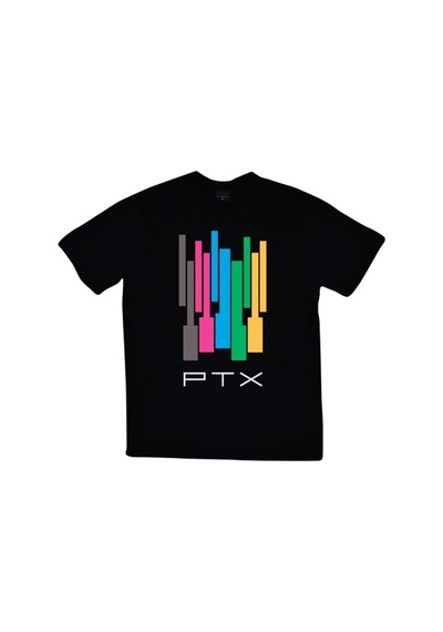 Stoned&Fame Pentatonix Baskılı T-shirt SIYAH