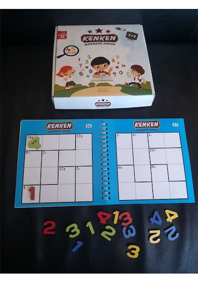 Kenken Matematik Sudoku 4 x 4 Tablo Rakamları Yerleştirme Oyunu