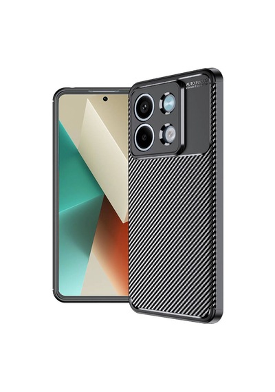 Xiaomi Redmi Note 13 5g Kılıf Zore Negro Silikon Kapak Siyah