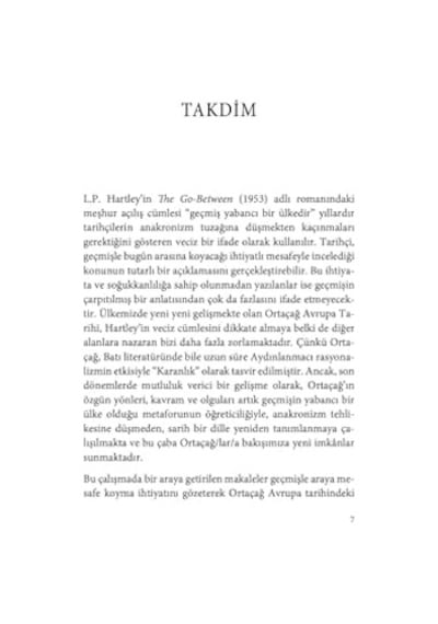 Ortaçağ Avrupa Tarihi Üzerine: Kavramlar Ve Olgular