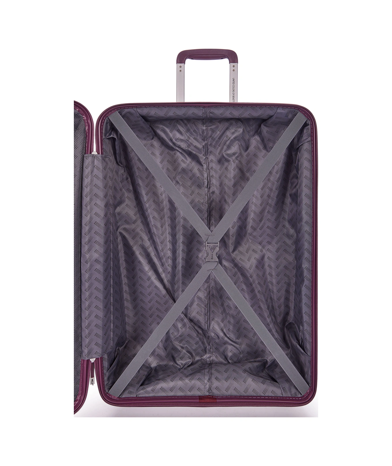 Louisiana Polo Benetton Büyük Boy %100 Polipropilen Valiz Bordo 14bnt8002 Bordo