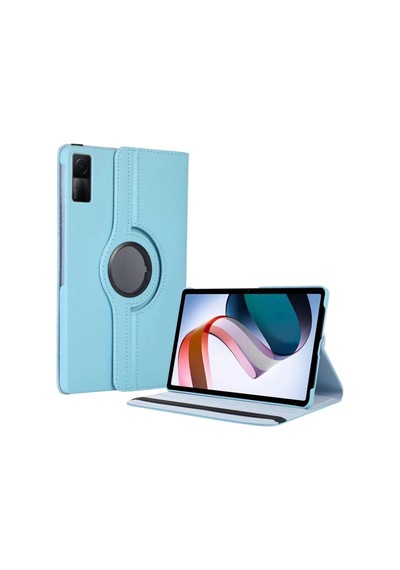 Xiaomi Redmi Pad Se 4g Uyumlu Kılıf 360 Tablet Deri Kılıf - Turkuaz Diğer