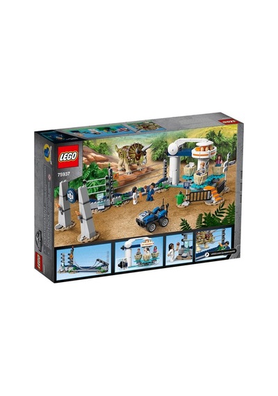 LEGO Jurassic World 75937 Triceratops Saldırısı 447 Parça LEGO Jurassic World 75937 Triceratops Saldırısı 447 Parça