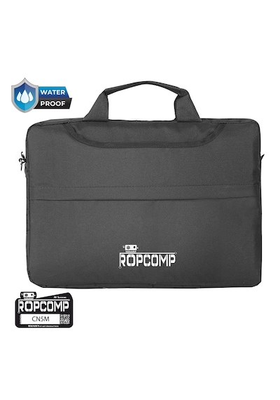 Ropcomp 15.6" Laptop Bilgisayar Çantası Suya Dayanıklı Siyah Siyah